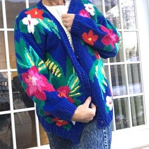 ramie/cotton blend cardigan